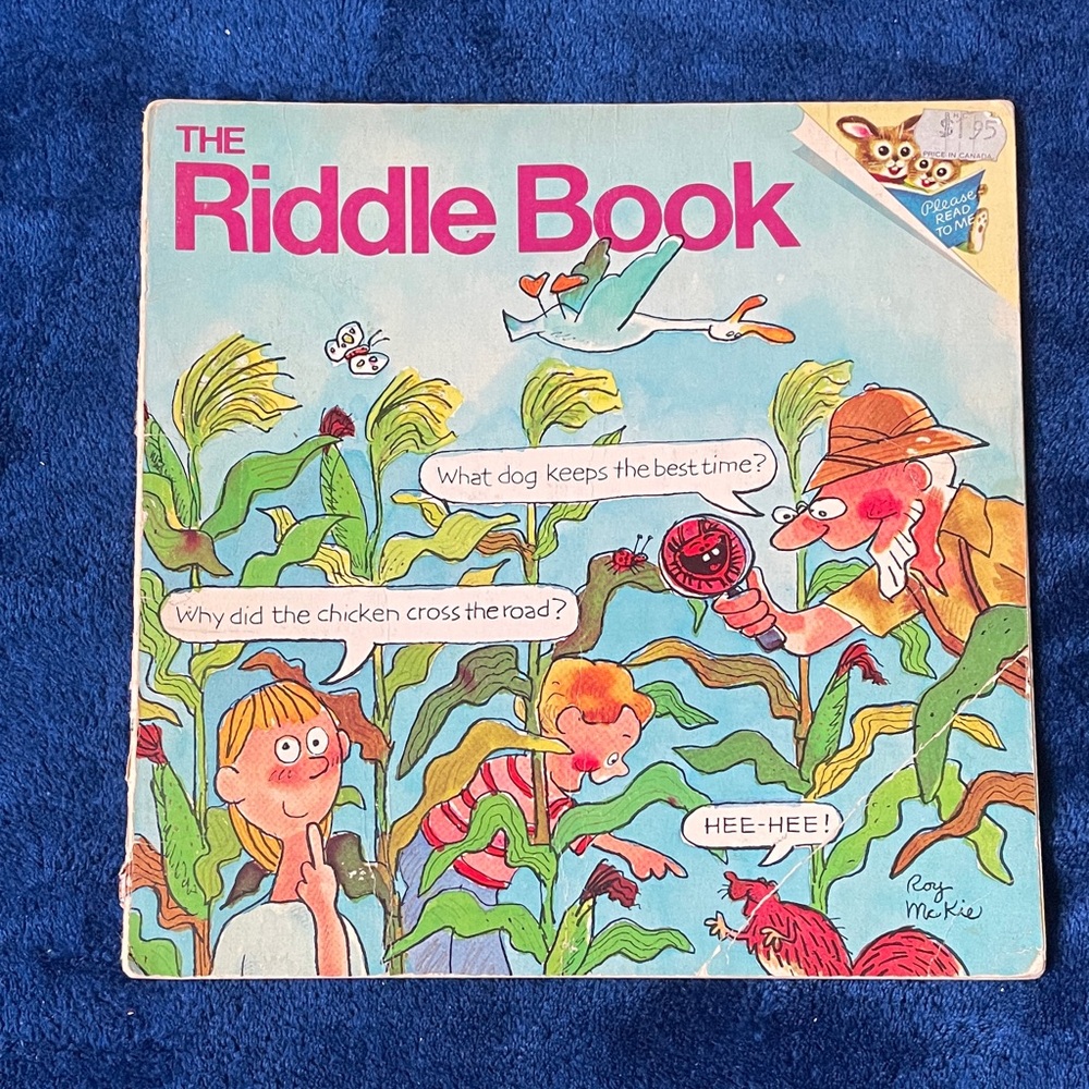The Riddle Book with Colorful Illustrations